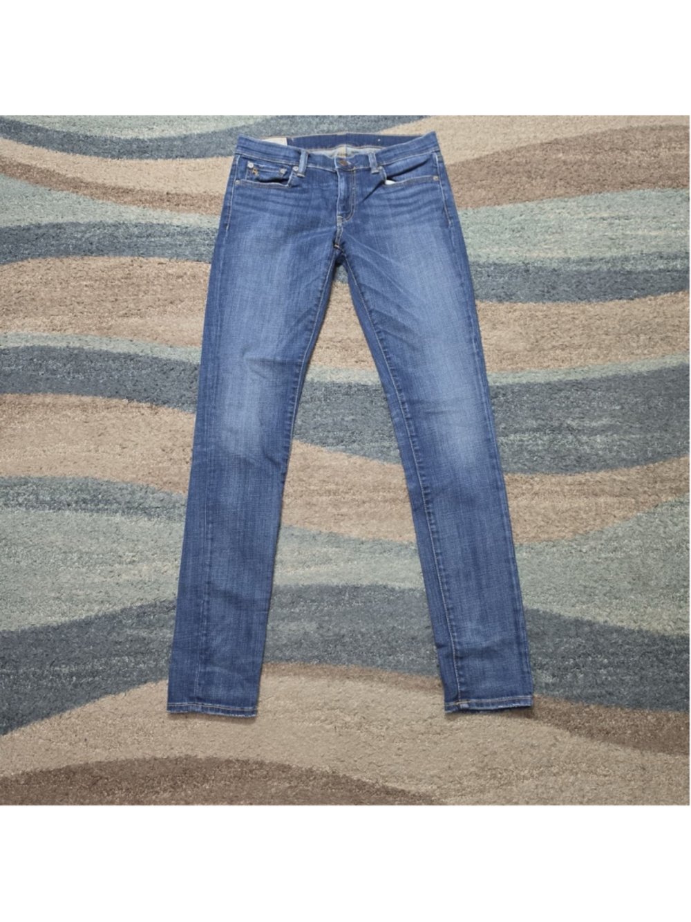 Polo Ralph Lauren Astor Slim Boyfriend Jeans Womens Size 28 Blue Stretch - Picture 2 of 10